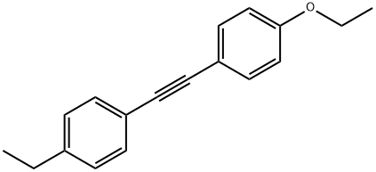 1-ETHOXY-4-(2-(4-ETHYLPHENYL)ETHYNYL)BENZENE 구조식 이미지