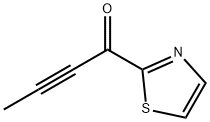 2-Butyn-1-one,  1-(2-thiazolyl)- Structure