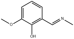 Phenol, 2-methoxy-6-[(E)-(methylimino)methyl]- (9CI) Structure