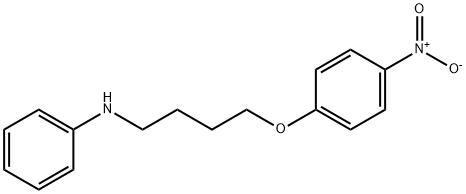 N-[4-(p-Nitrophenoxy)butyl]aniline Structure