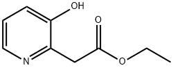 2-Pyridineacetic acid, 3-hydroxy-, ethyl ester 구조식 이미지
