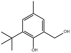 2-히드록시-3-tert-부틸-5-메틸벤젠메탄올 구조식 이미지