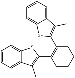 1,2-BIS(3-METHYLBENZO[B]THIOPHEN-2-YL)CYCLOHEX-1-ENE Structure