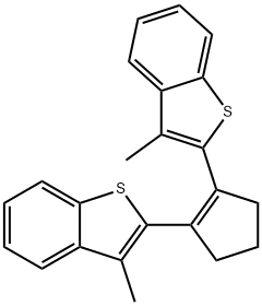 1,2-BIS(3-METHYLBENZO[B]THIOPHEN-2-YL)CYCLOPENT-1-ENE Structure