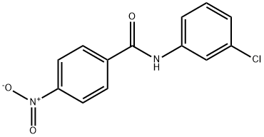 N-(3-Chlorophenyl)-4-nitrobenzaMide, 97% 구조식 이미지