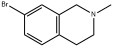 7-broMo-2-Methyl-1,2,3,4-테트라히드로이소퀴놀린 구조식 이미지