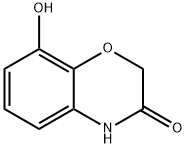 8-HYDROXY-2H-BENZO[B][1,4]OXAZIN-3(4H)-ONE 구조식 이미지