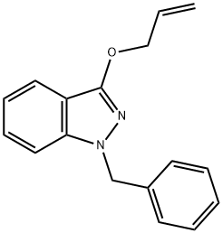 1-BENZYL-3-PROPENYLOXY-1H-INDAZOLE Structure