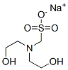 sodium [bis(2-hydroxyethyl)amino]methanesulphonate Structure