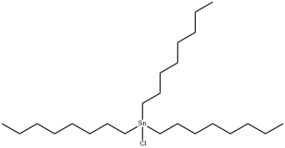 Trioctyltin chloride 구조식 이미지