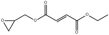 Fumaric acid 1-ethyl 4-[(oxiran-2-yl)methyl] ester Structure