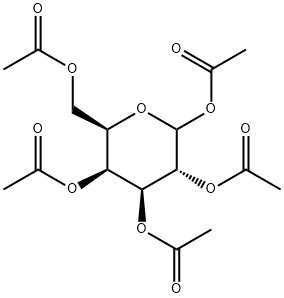 D-Galactopyranose pentaacetate Structure