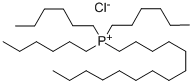 TRIHEXYL(TETRADECYL)PHOSPHONIUM CHLORIDE 구조식 이미지