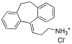 3-(10,11-dihydro-5H-dibenzo[a,d]cyclohepten-5-ylidene)propylammonium chloride  Structure