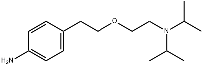 p-[2-[2-(디이소프로필아미노)에톡시]에틸]아닐린 구조식 이미지