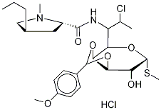 3,4-O-p-AnisylideneclindaMycin Hydrochloride Structure