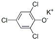 칼륨2,4,6-트리클로로페놀레이트 구조식 이미지