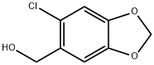 6-클로로피페로닐알코올 구조식 이미지