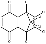1,2,3,4,9,9-HEXACHLORO-1,4,4A,8A-TETRAHYDRO-1,4-METHANONAPHTHALENE-5,8-DIONE Structure