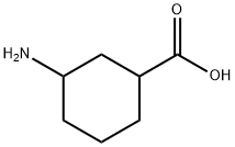 3-Aminocyclohexanecarboxylic acid 구조식 이미지