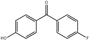 4-Fluoro-4'-hydroxybenzophenone Structure