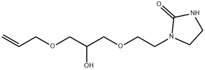 1-[2-[3-(allyloxy)-2-hydroxypropoxy]ethyl]imidazolidin-2-one  구조식 이미지