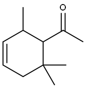 1-(2,6,6-trimethyl-3-cyclohexen-1-yl)ethan-1-one  구조식 이미지