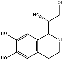 6,7-Isoquinolinediol, 1-[(1S)-1,2-dihydroxyethyl]-1,2,3,4-tetrahydro- (9CI) Structure