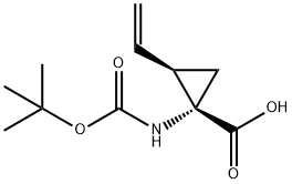 1-[[(1,1-dimethylethoxy)carbonyl]amino]-2-ethenyl-,(1S,2R)- 구조식 이미지