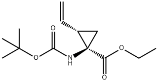 259217-95-3 Cyclopropanecarboxylic acid, 1-[[(1,1-dimethylethoxy)carbonyl]amino]-2-ethenyl-, ethyl ester, (1R,2S)-