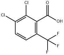 2,3-디클로로-6-(트리플루오로메틸)벤조산 구조식 이미지