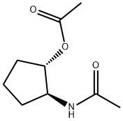 아세트아미드,N-[(1S,2S)-2-(아세틸옥시)시클로펜틸]-(9CI) 구조식 이미지