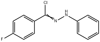 Benzoyl chloride p-fluoro-, phenylhydrazone 구조식 이미지