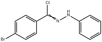 4-Bromobenzoyl chloride phenylhydrazone Structure