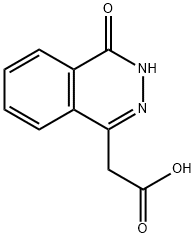 (4-OXO-3,4-DIHYDROPHTHALAZIN-1-YL)ACETIC ACID 구조식 이미지