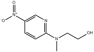 2-[N-methyl-N-(5-nitro-2-pyridyl)amino]ethanol  Structure