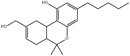 11-hydroxy-delta(8)-tetrahydrocannabinol Structure