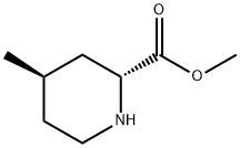 2-Piperidinecarboxylicacid,4-methyl-,methylester,(2R,4R)-(9CI) Structure