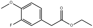 ethyl 2-(3-fluoro-4-methoxyphenyl)acetate Structure