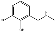 페놀,2-클로로-6-[(메틸아미노)메틸]- 구조식 이미지