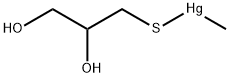 메틸수은2,3-디하이드록시프로필머캅타이드 구조식 이미지