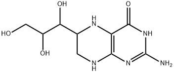 2-amino-6-(1,2,3-trihydroxypropyl)-5,6,7,8-tetrahydro-1H-pteridin-4-one 구조식 이미지