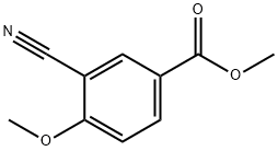 METHYL 3-CYANO-4-METHOXYBENZOATE Structure