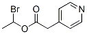 4-Pyridine Acetic Acid-Alpha-Bromo Ethyl Ester Structure