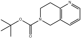 TERT-BUTYL 7,8-DIHYDRO-1,6-NAPHTHYRIDINE-6(5H)-CARBOXYLATE Structure