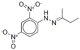 2-부타논2,4-Dinitrophenylhydrazone-d3 구조식 이미지