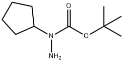 히드라진카르복실산,1-사이클로펜틸-,1,1-디메틸에틸에스테르(9CI) 구조식 이미지