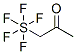 (2-옥소프로필)펜타플루오로황(VI) 구조식 이미지