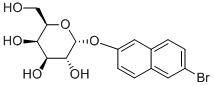 6-Bromo-2-naphthyl α-D-galactopyranoside 구조식 이미지