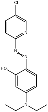 2-(5-Chloro-2-pyridylazo)-5-diethylaminophenol Structure